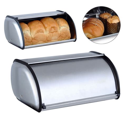 teal or stainless steel bread box|food network bread boxes.